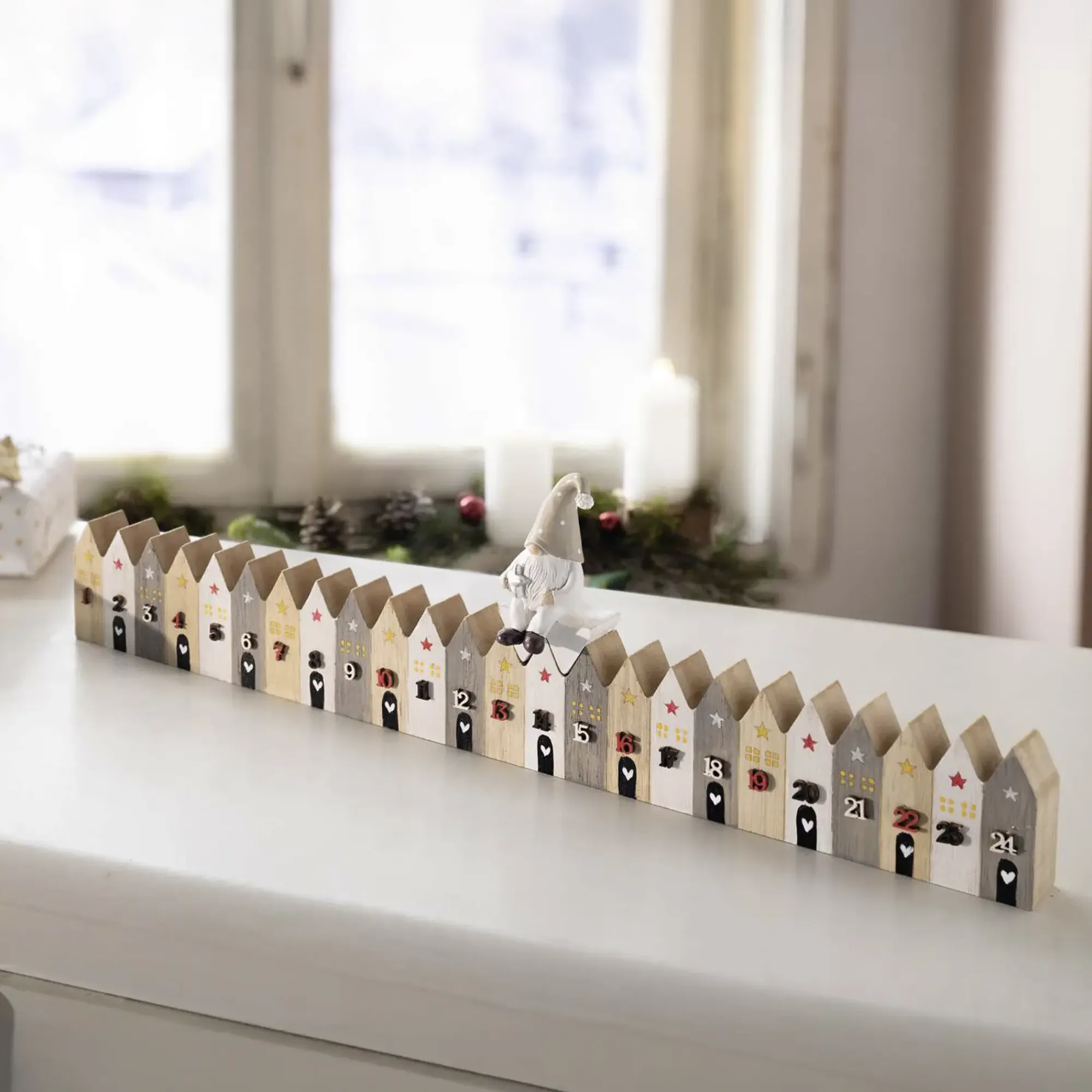 Adventskalender|Frank Handels GmbH & Co. KG Adventsdeko "Christmas Countdown", 2tlg.