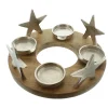 Adventskränze|Frank Handels GmbH & Co. KG Adventskranz "Silbersterne"