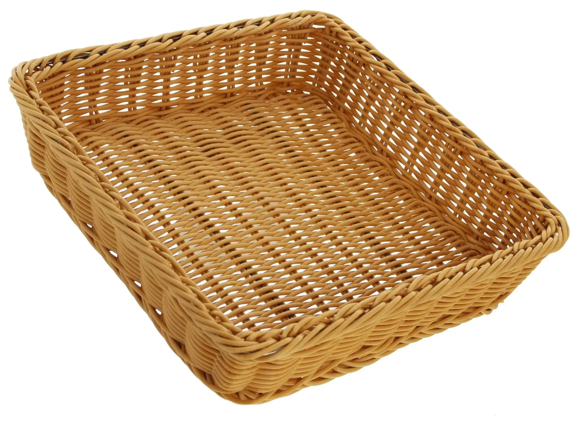 Ladendeko|Auslagekörbe & Regalkörbe|Frank Handels GmbH & Co. KG Auslagekorb "Poly" 40 x 40 x 10 cm