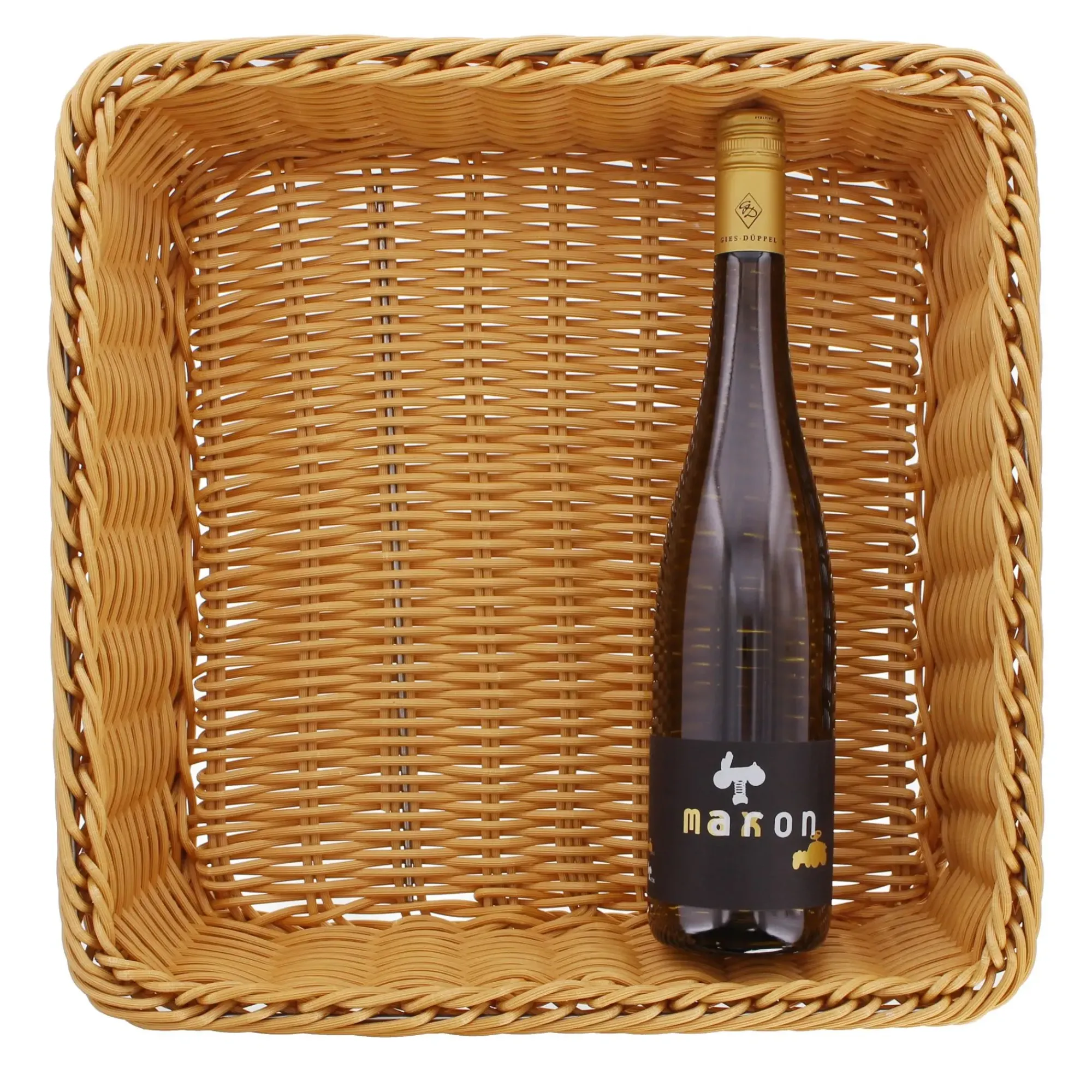 Ladendeko|Auslagekörbe & Regalkörbe|Frank Handels GmbH & Co. KG Auslagekorb "Poly" 40 x 40 x 10 cm