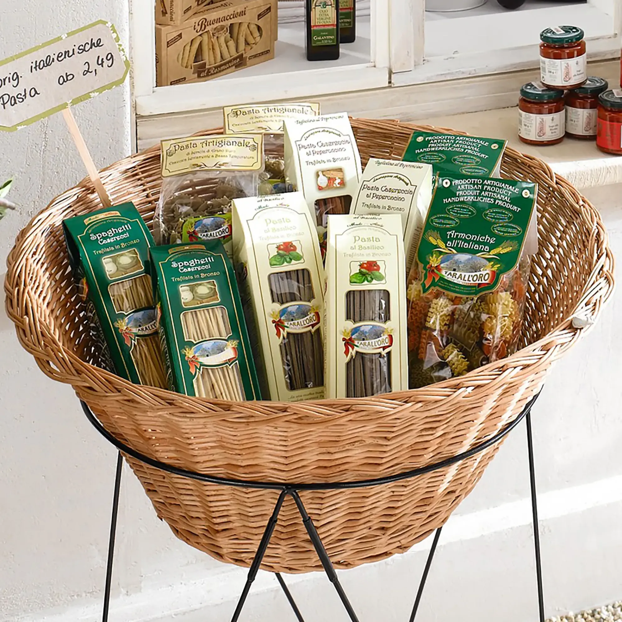 Ladendeko|Auslagekörbe & Regalkörbe|Frank Handels GmbH & Co. KG Auslagekorb "Vollweide", rund