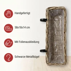 Herbstgarten|Pflanzkörbe|Frank Handels GmbH & Co. KG Balkonpflanzer 