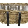 Herbstgarten|Pflanzkörbe|Frank Handels GmbH & Co. KG Balkonpflanzer "Rattan", klein