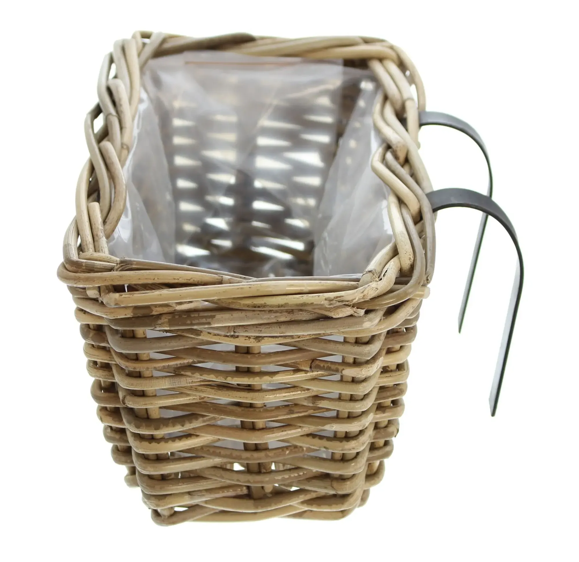 Herbstgarten|Pflanzkörbe|Frank Handels GmbH & Co. KG Balkonpflanzer "Rattan", klein