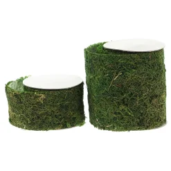 Herbstliche Streuer & Stecker|Geschenktaschen & -Säckchen|Frank Handels GmbH & Co. KG Band "Moos", 2er Set