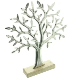 Deko- Und Wohnaccessoires|Frank Handels GmbH & Co. KG Baum "Silber"