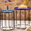 Tische|Gartentische|Frank Handels GmbH & Co. KG Beistelltisch "Blue", 2er Set