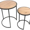 Tische|Frank Handels GmbH & Co. KG Beistelltisch "Circle", 2er Set