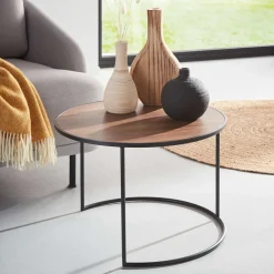 Tische|Wohnzimmer|Frank Handels GmbH & Co. KG Beistelltisch "Holzoptik", groß
