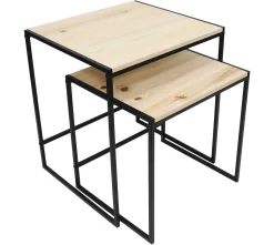Tische|Wohnzimmer|Frank Handels GmbH & Co. KG Beistelltisch "Modern", 2er Set