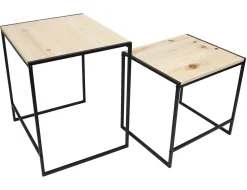 Tische|Wohnzimmer|Frank Handels GmbH & Co. KG Beistelltisch "Modern", 2er Set