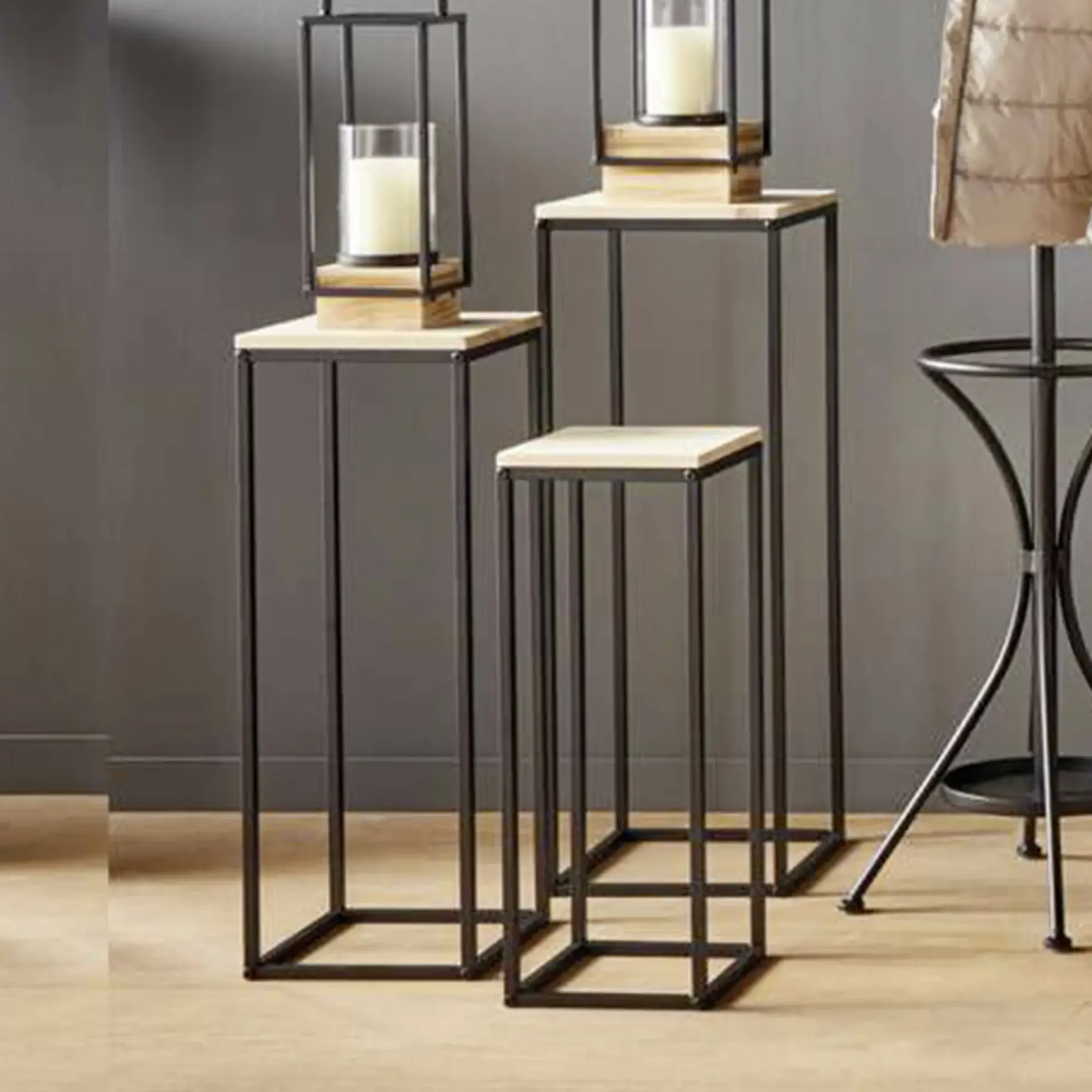 Tische|Wohnzimmer|Frank Handels GmbH & Co. KG Beistelltisch "Modern", 3er Set