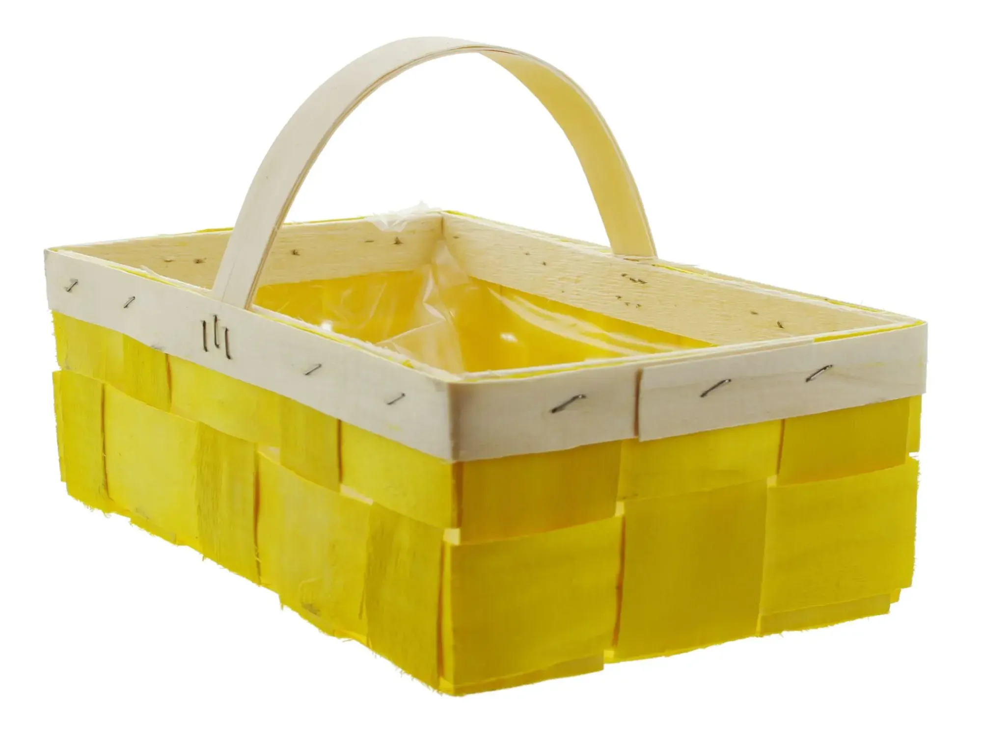 Erntekörbe|Spankörbe|Frank Handels GmbH & Co. KG Bügelkorb "Gefärbt", gelb