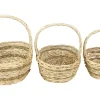 Präsentkörbe|Bügelkörbe|Frank Handels GmbH & Co. KG Bügelkorb "Seegras", 3er Set