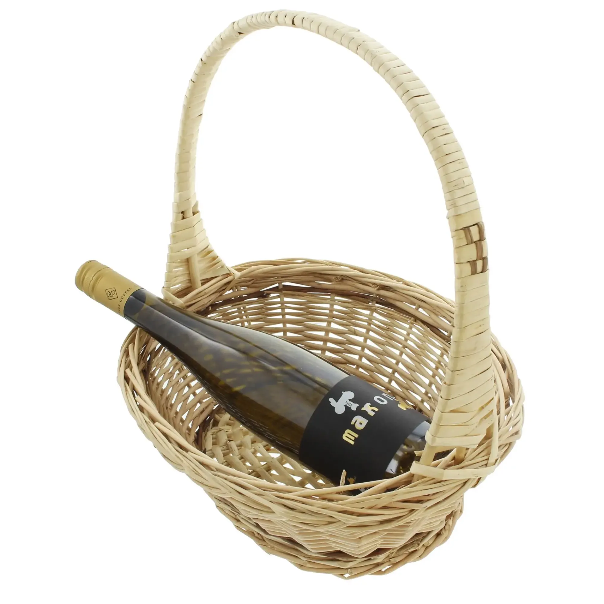 Präsentkörbe|Bügelkörbe|Frank Handels GmbH & Co. KG Bügelkorb "Zopfrand", mittel