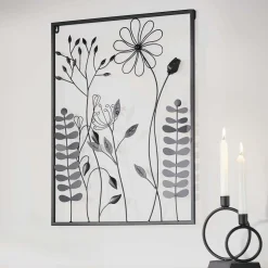 Wanddeko|Frank Handels GmbH & Co. KG Bild "Black Flowers"
