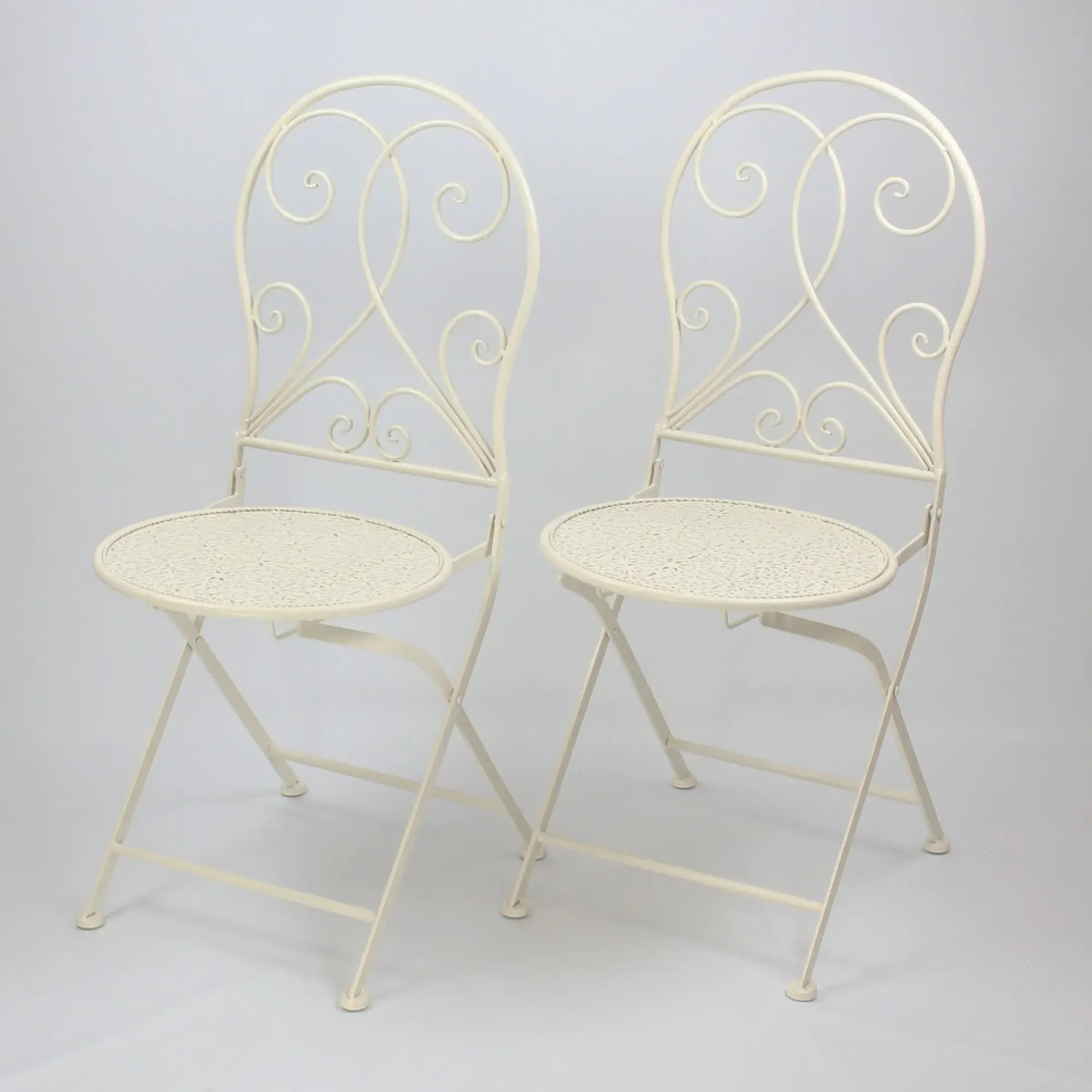 Bistrosets|Frank Handels GmbH & Co. KG Bistro-Set "White Romance", 3tlg.