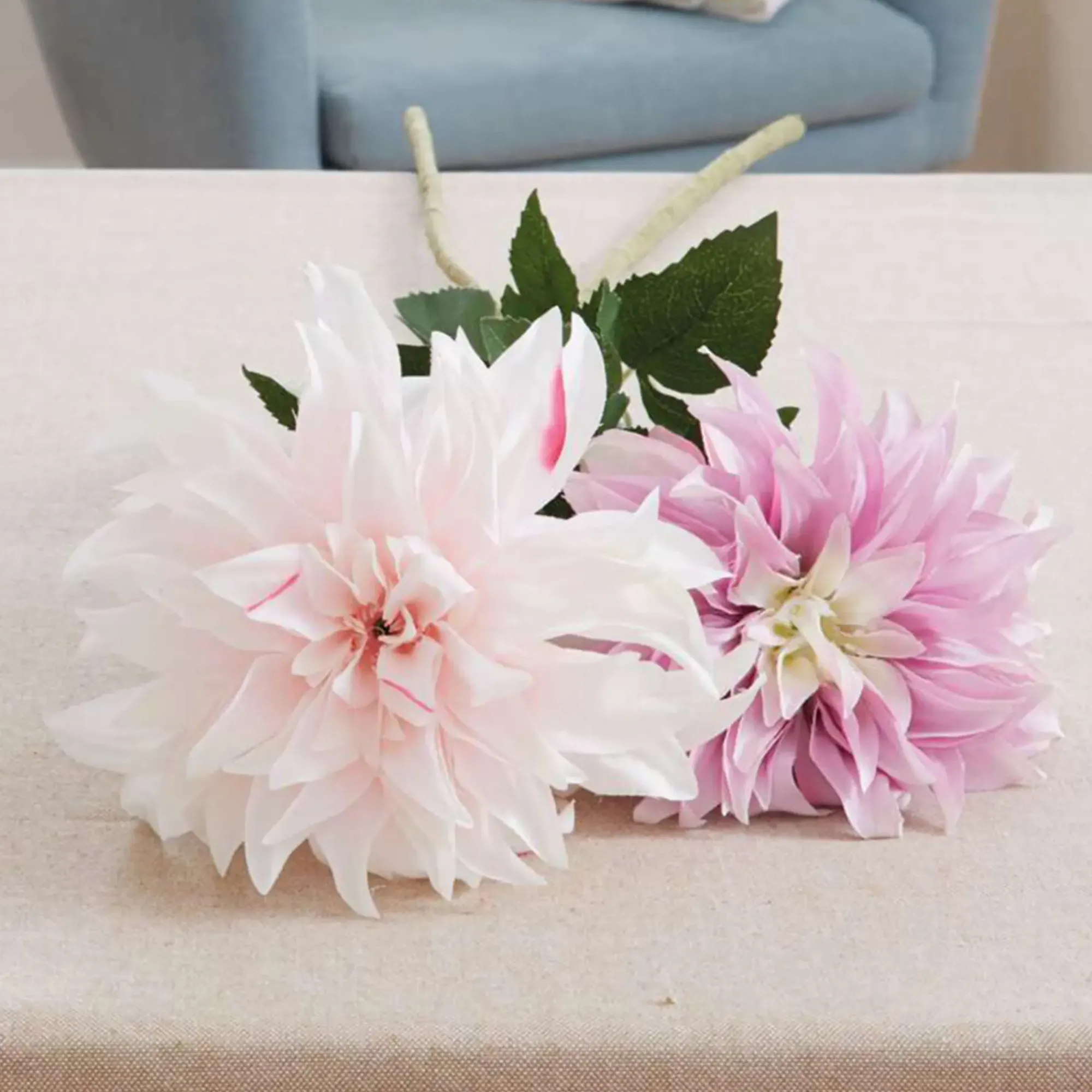 Kunstpflanzen|Frank Handels GmbH & Co. KG Blume "Orchideen-Dahlie", 2er Set