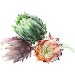 Kunstpflanzen|Frank Handels GmbH & Co. KG Blume "Protea", 3er Set