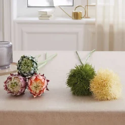 Kunstpflanzen|Frank Handels GmbH & Co. KG Blume "Protea", 3er Set