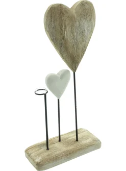 Dekovasen|Frank Handels GmbH & Co. KG Board "Herzchen mit Vase"