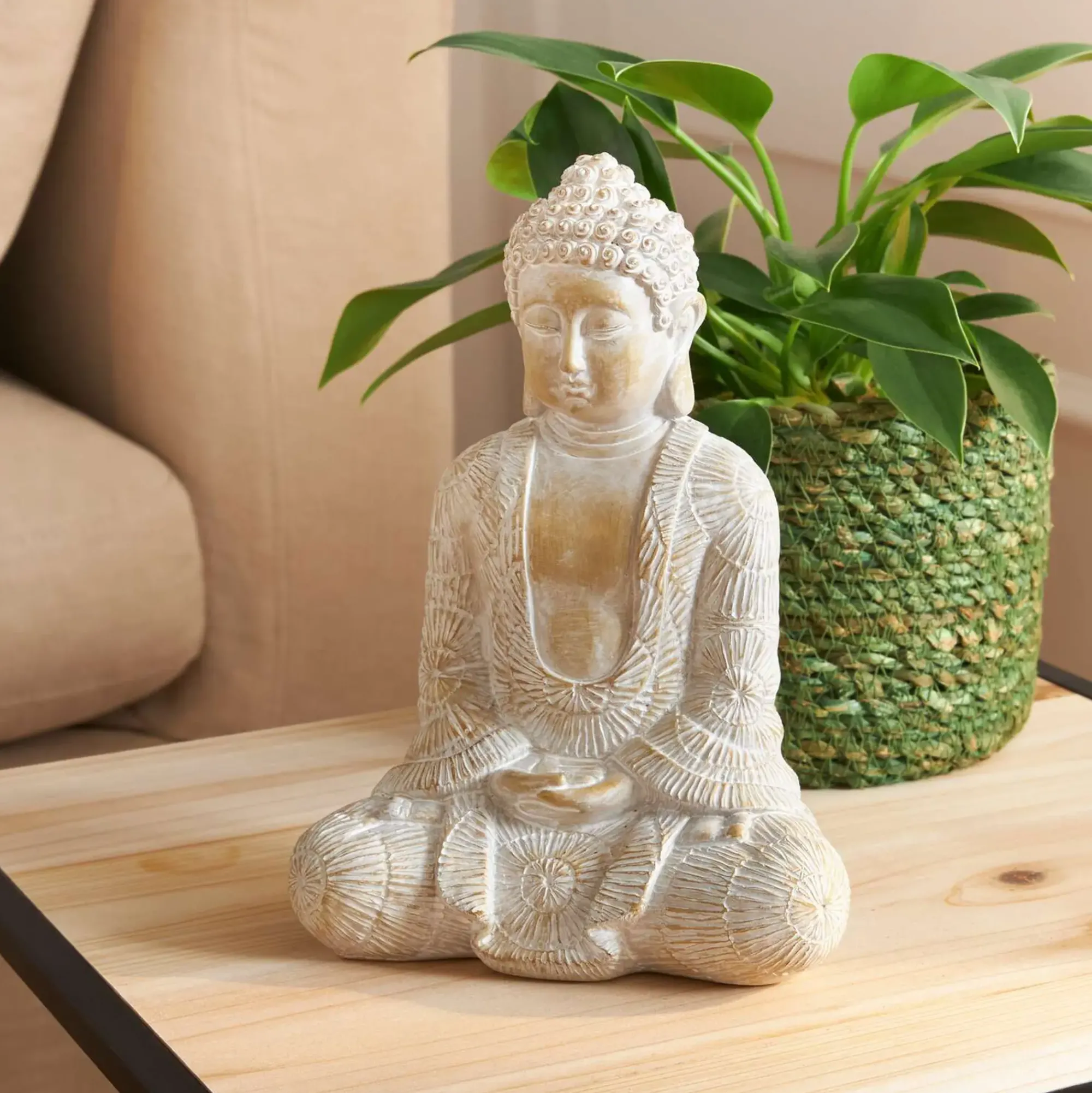 Dekofiguren|Frank Handels GmbH & Co. KG Buddha "Ruhe"