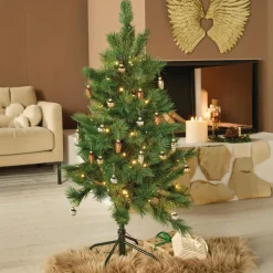 Dekohänger|Baumschmuck|Frank Handels GmbH & Co. KG Christbaumschmuck "Zapfen & Kugeln", 27er Set