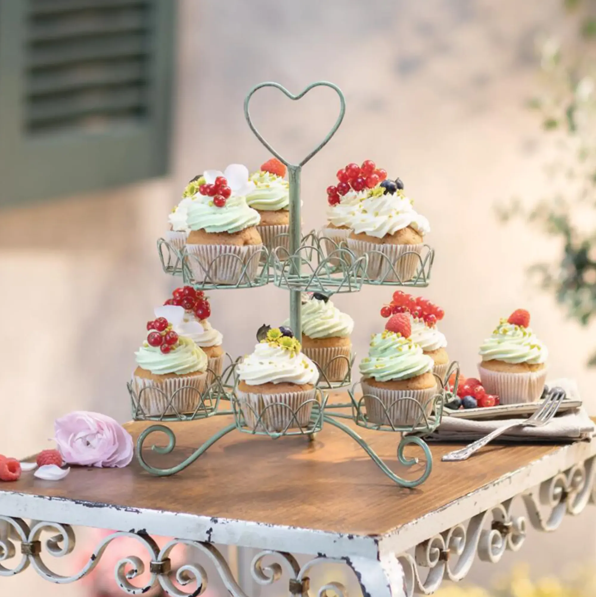 Dekoschalen & -Etageren|Küche|Frank Handels GmbH & Co. KG Cupcake-Etagere "Vintage"