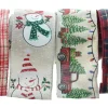 Zubehör Für Adventskränze|Weihnachtliche Kränze|Frank Handels GmbH & Co. KG Dekoband "Winterzeit", 4er Set