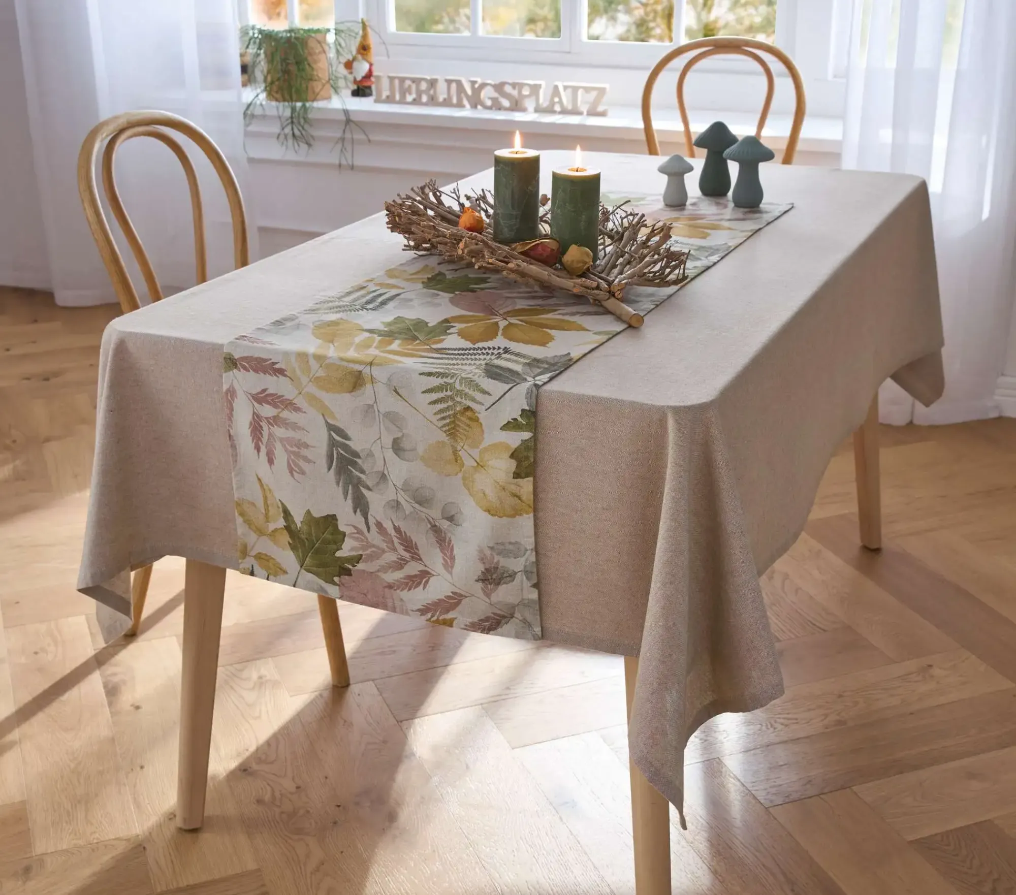 Herbstliche Dekoschalen|Dekoschalen & -Etageren|Frank Handels GmbH & Co. KG Dekoblatt "Verzweigt"