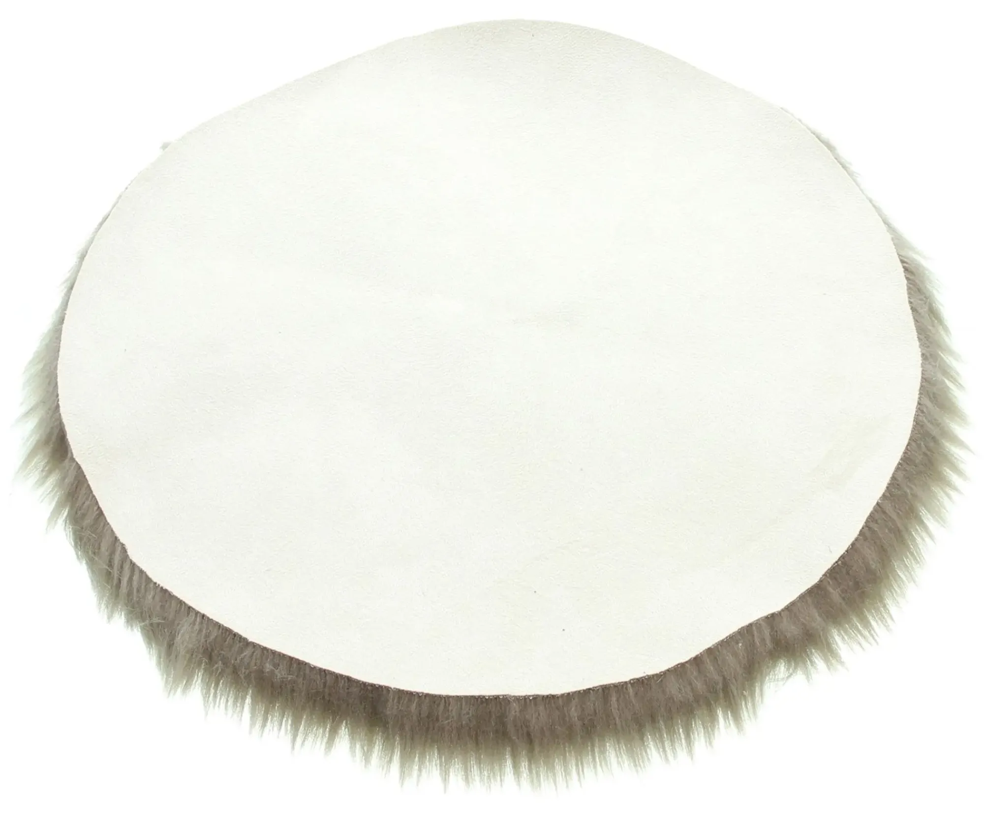 Felle & Kunstfelle|Herbstliche Felle & Dekofelle|Frank Handels GmbH & Co. KG Dekofell "Light Platin", rund
