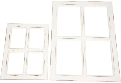 Dekohänger|Wanddeko|Frank Handels GmbH & Co. KG Dekofenster "Shabby", 2er Set