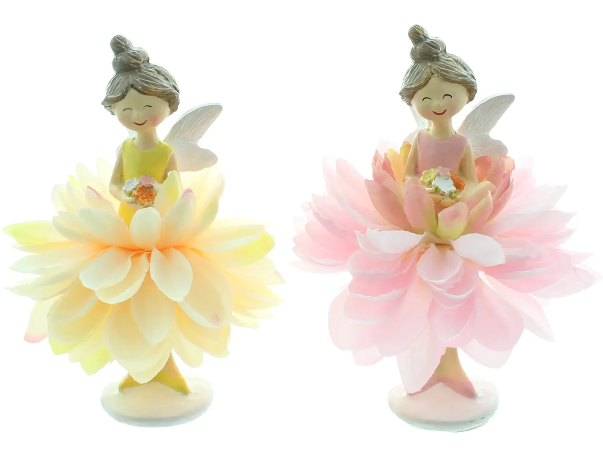 Dekofiguren|Frank Handels GmbH & Co. KG Dekofigur "Blumenfee", 2er Set