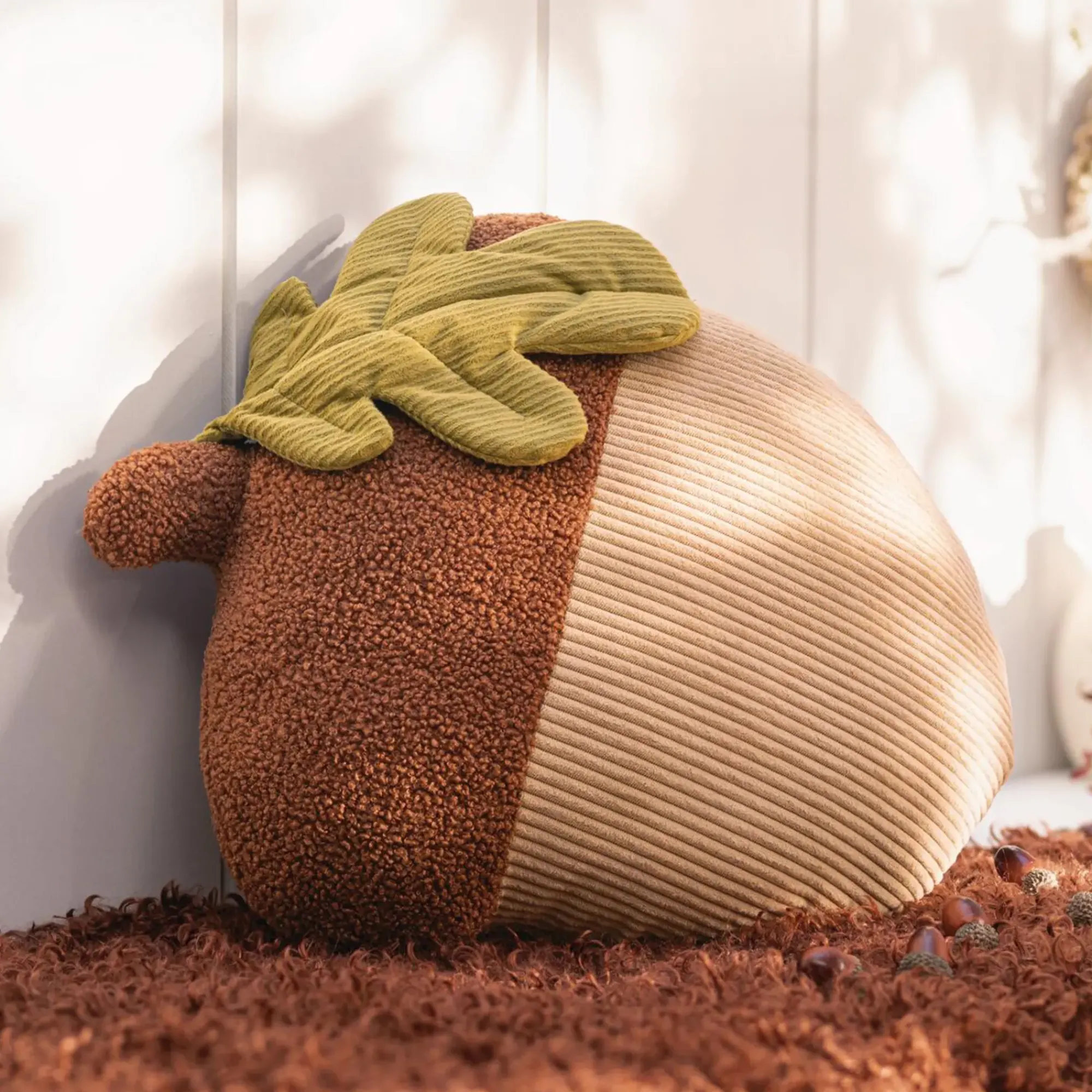 Herbstliche Kissen & Kissenhüllen|Frank Handels GmbH & Co. KG Deko-Kissen "Eichel"