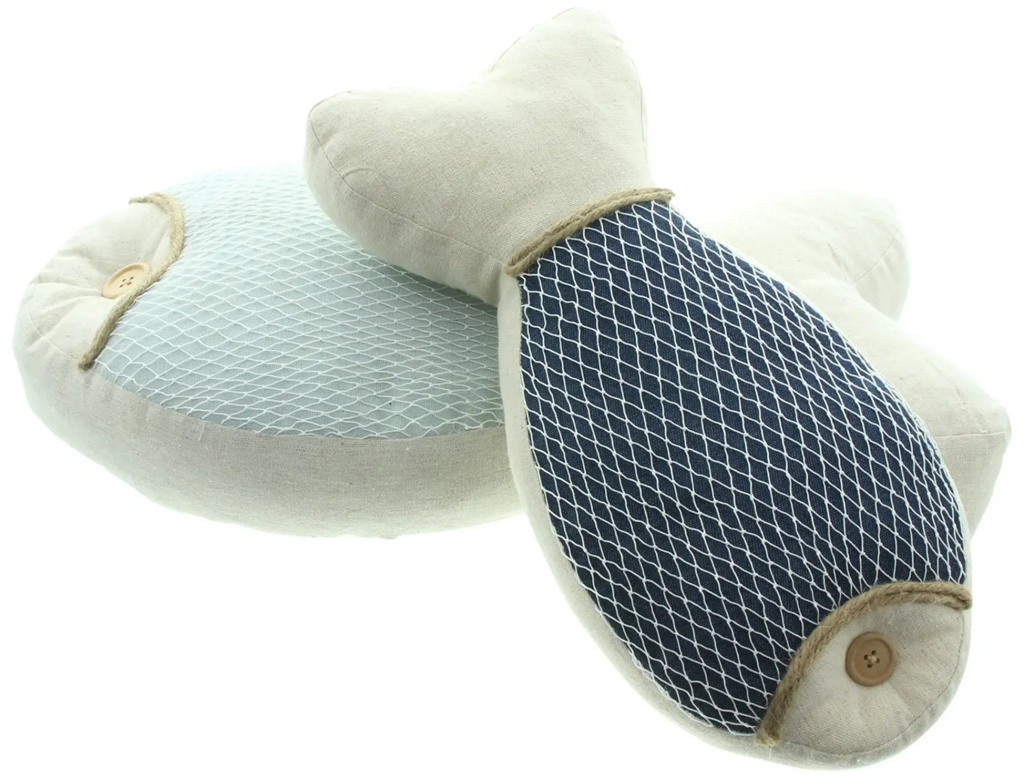 Kinderzimmer|Kissen & Innenkissen|Frank Handels GmbH & Co. KG Dekokissen "Fisch", 2er Set