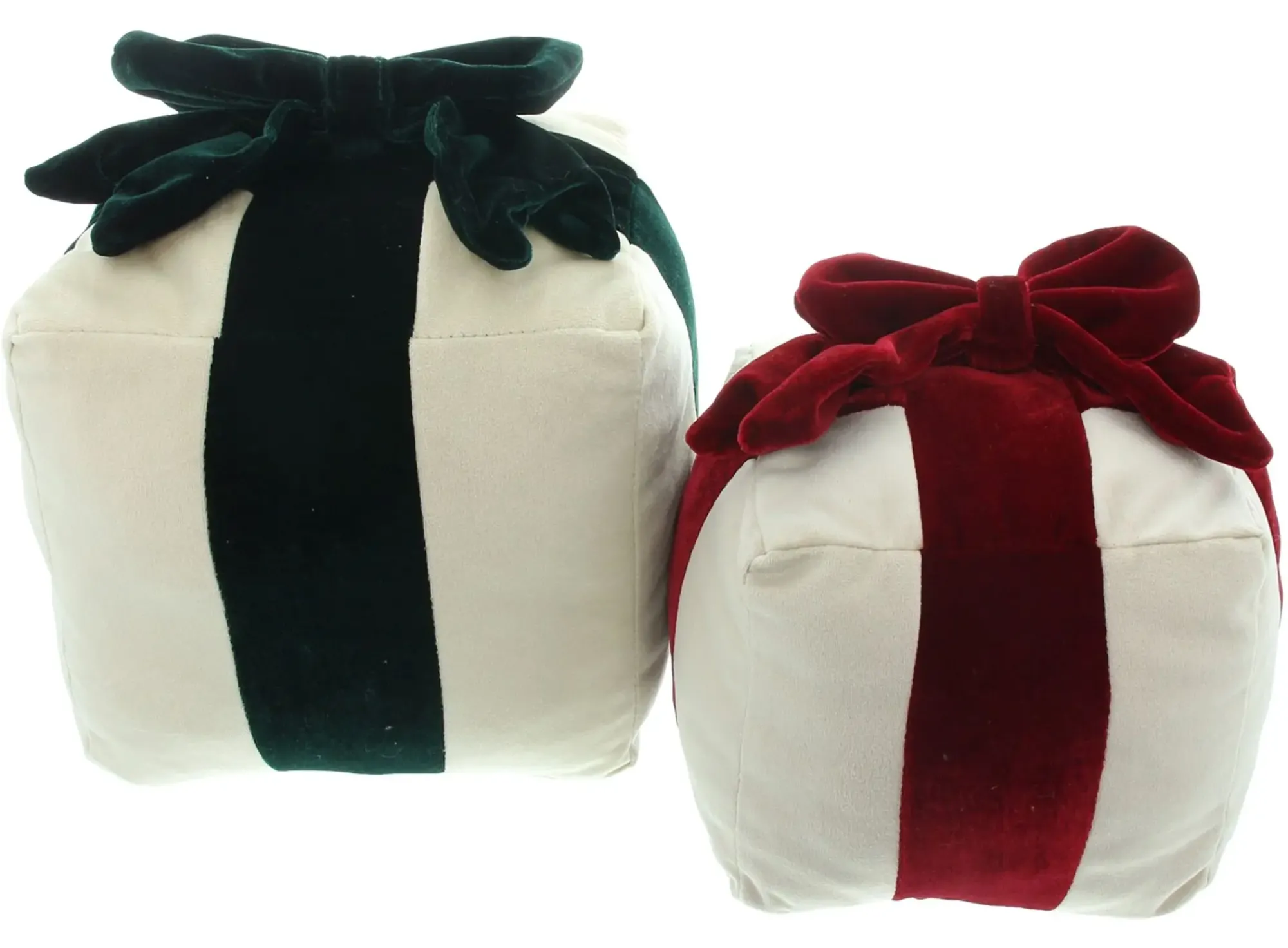 Weihnachtliche Kissen & Kissenhüllen|Frank Handels GmbH & Co. KG Deko-Kissen "Geschenk", 2er Set