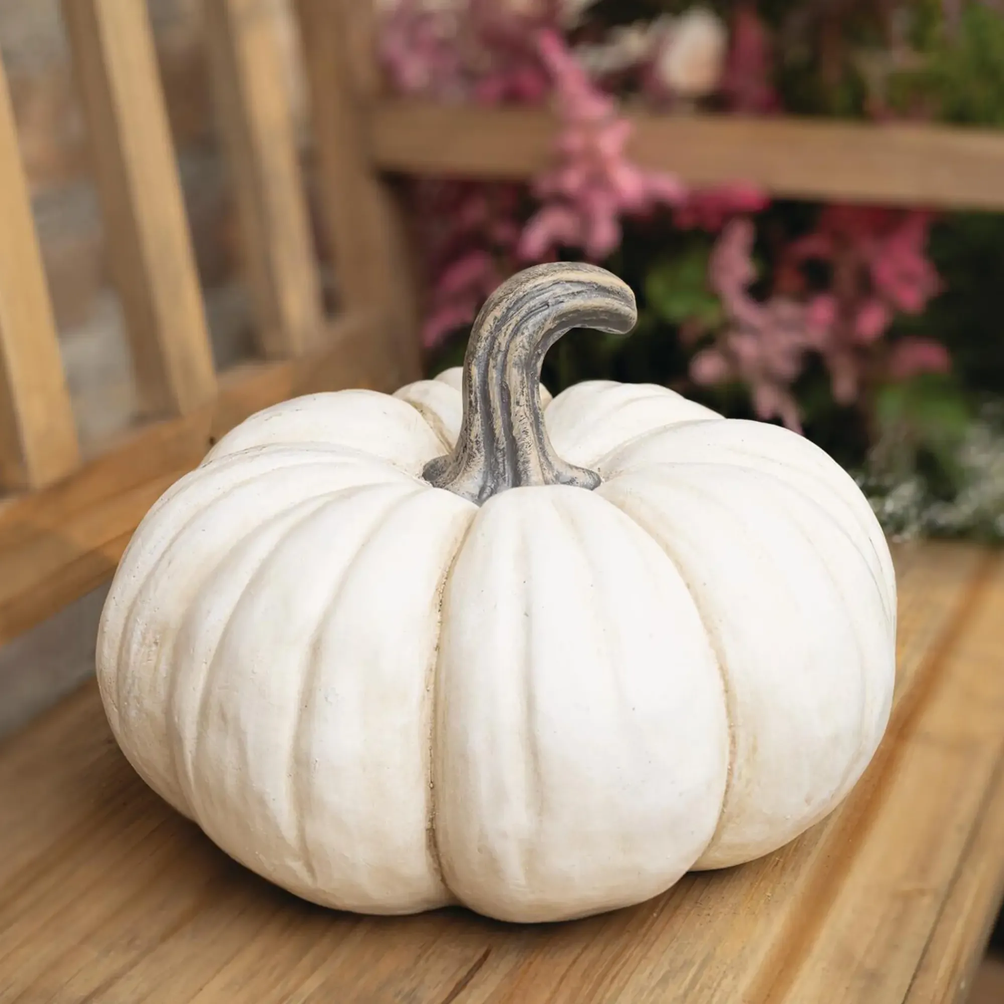 Dekokürbisse|Frank Handels GmbH & Co. KG Deko-Kürbis "White Pumpkin"