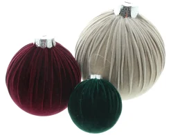 Weihnachtliche Dekokugeln|Baumschmuck|Frank Handels GmbH & Co. KG Deko-Kugel "Eleganz", 3er Set