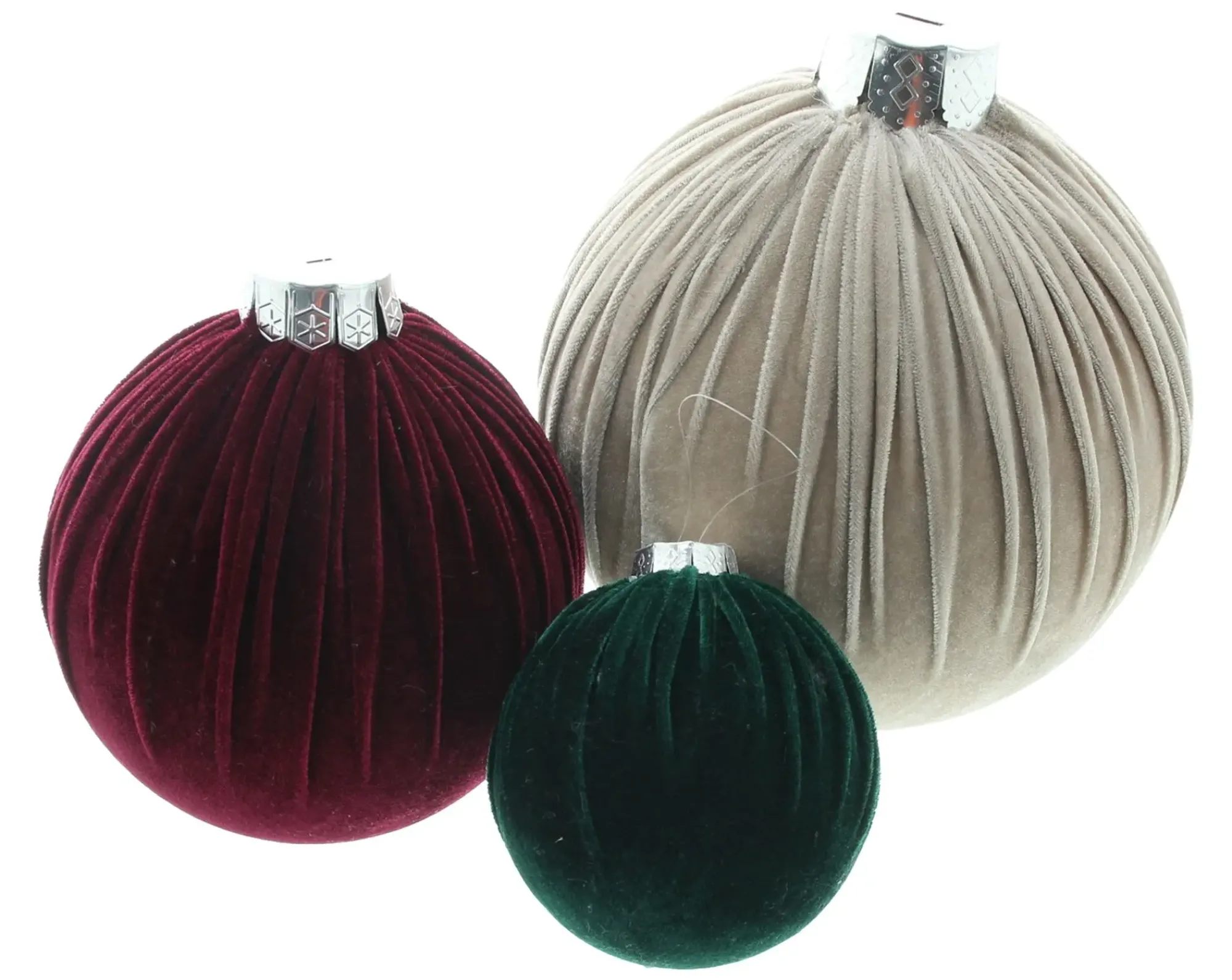 Weihnachtliche Dekokugeln|Baumschmuck|Frank Handels GmbH & Co. KG Deko-Kugel "Eleganz", 3er Set