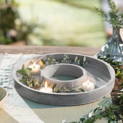 Weihnachtliche Dekoringe|Zubehör Für Adventskränze|Frank Handels GmbH & Co. KG Dekoring "Grey"