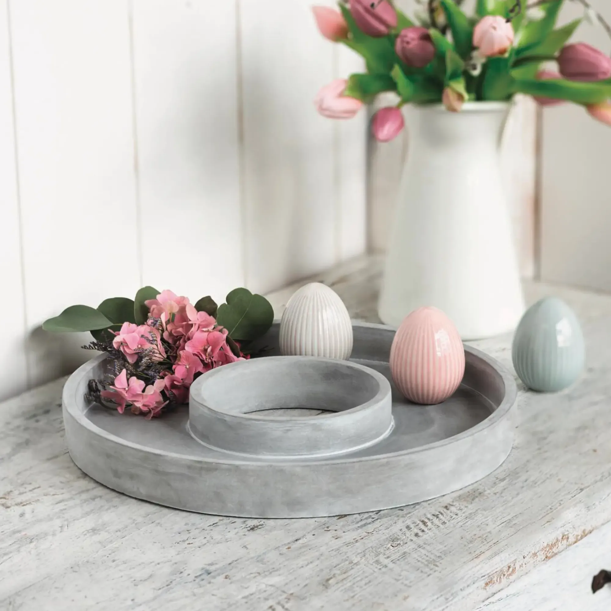 Weihnachtliche Dekoringe|Zubehör Für Adventskränze|Frank Handels GmbH & Co. KG Dekoring "Grey"