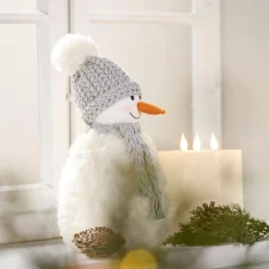 Weihnachtliche Dekofiguren|Frank Handels GmbH & Co. KG Deko-Schneemann "Fluffy"
