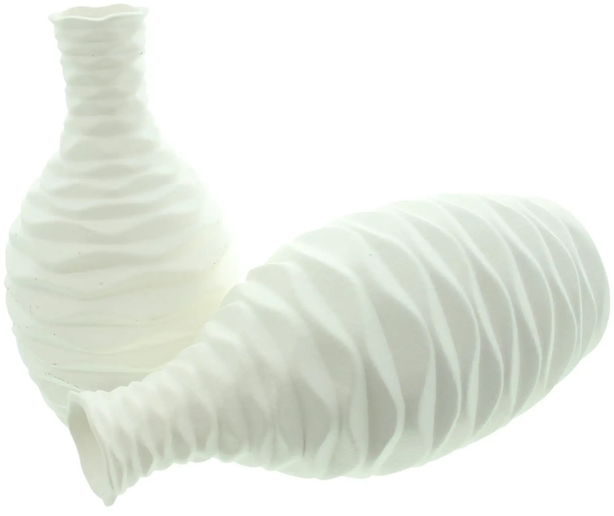 Dekovasen|Frank Handels GmbH & Co. KG Dekovase "White", 2er Set
