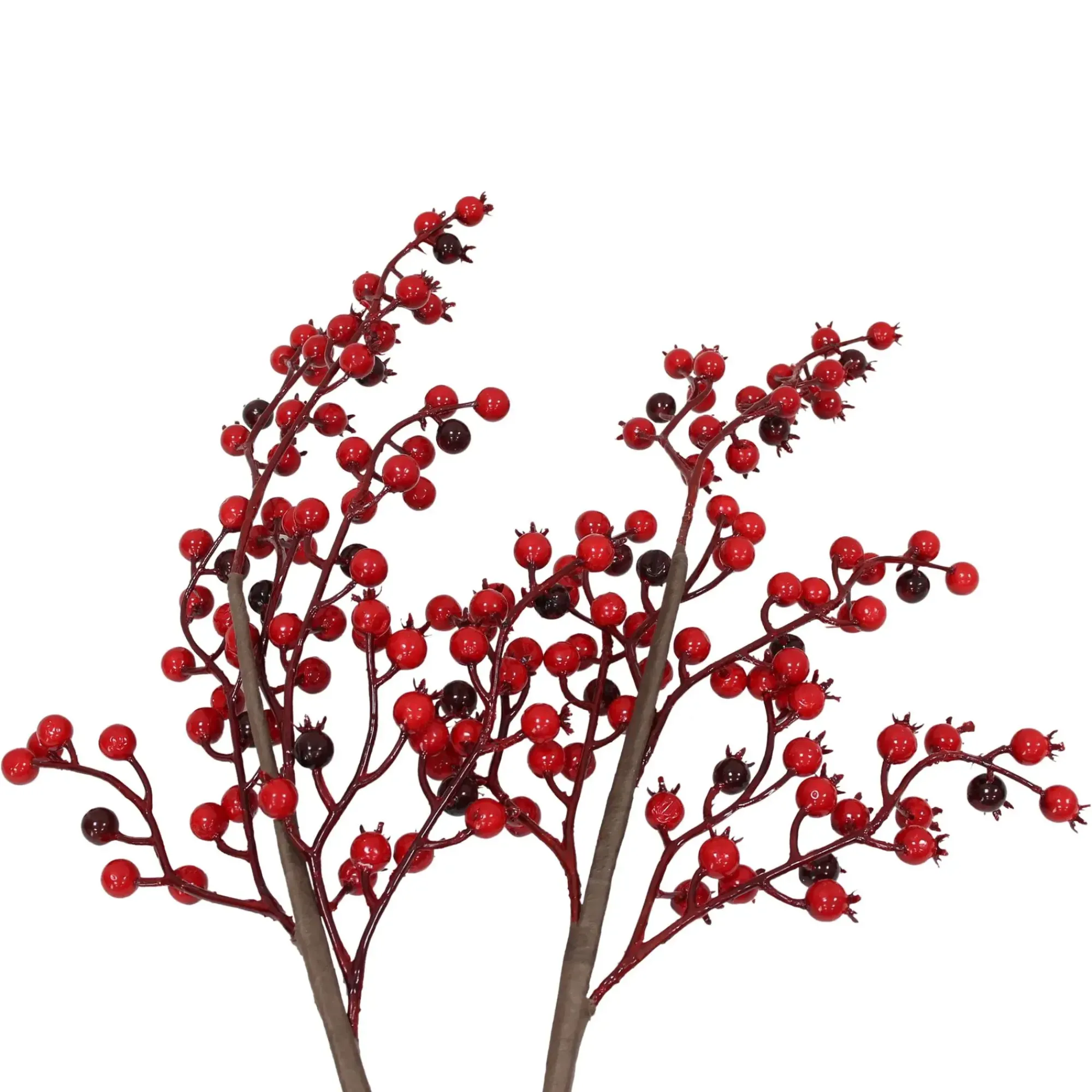 Zubehör Für Adventskränze|Kunstpflanzen|Frank Handels GmbH & Co. KG Deko-Zweig "Rote Beeren", 2er Set