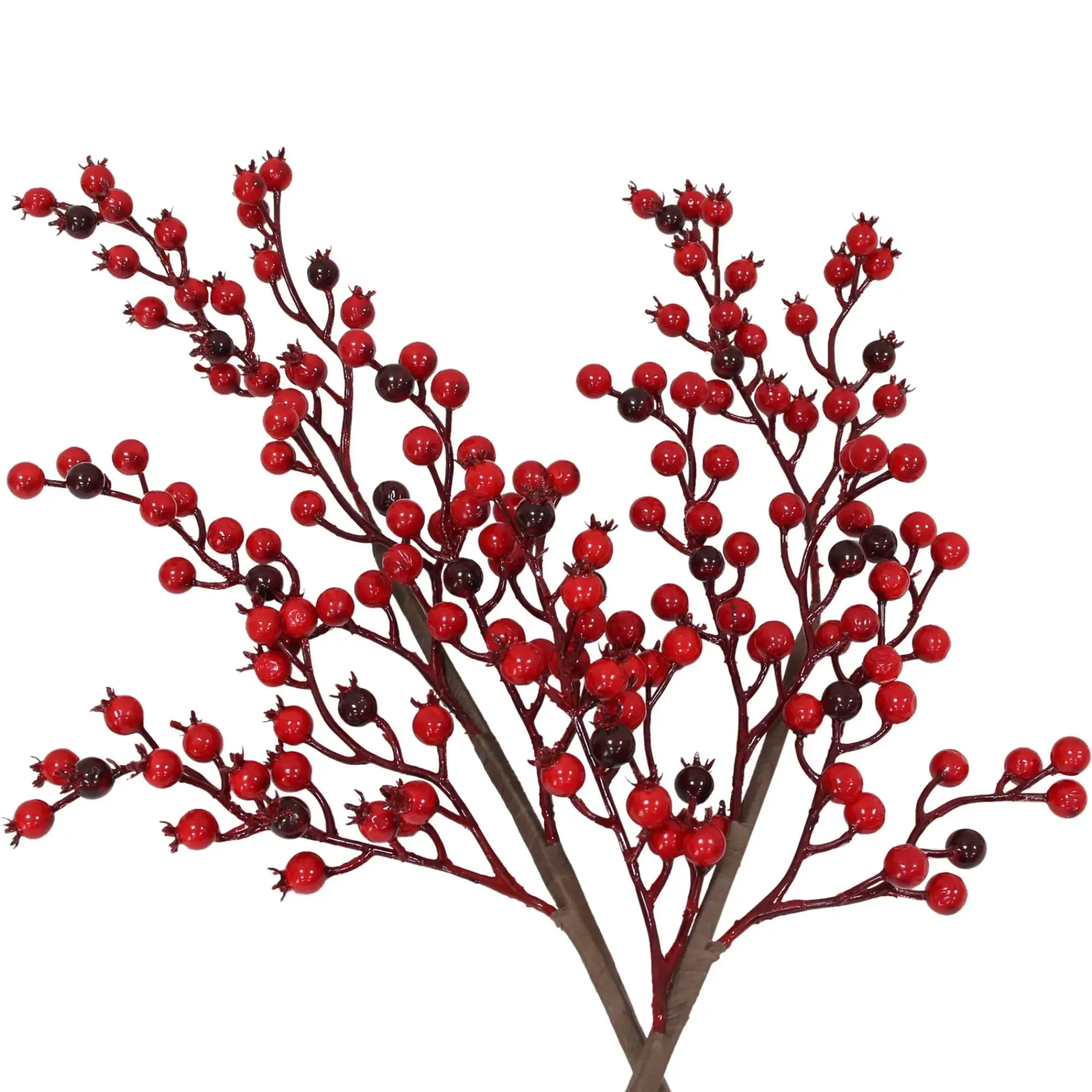 Zubehör Für Adventskränze|Kunstpflanzen|Frank Handels GmbH & Co. KG Deko-Zweig "Rote Beeren", 2er Set