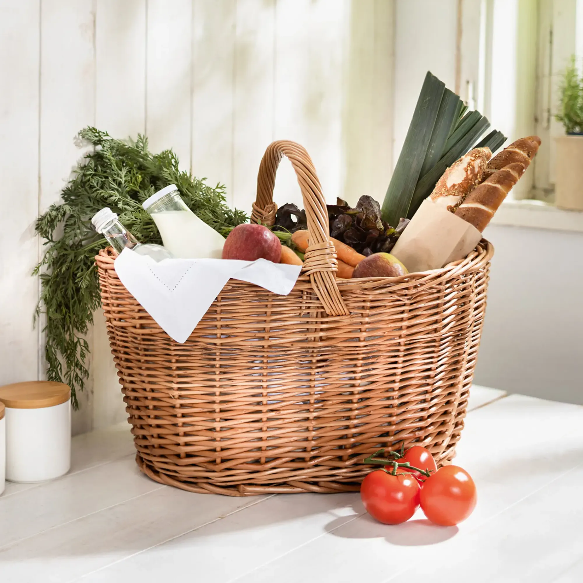 Einkaufskörbe|Küche|Frank Handels GmbH & Co. KG Einkaufskorb "Natur"