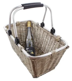 Einkaufskörbe|Frank Handels GmbH & Co. KG Einkaufskorb "Shopping", grau gekalkt