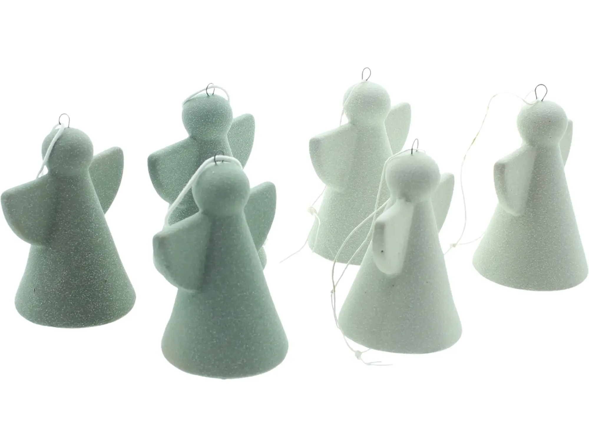 Dekohänger|Baumschmuck|Frank Handels GmbH & Co. KG Engelhänger "Green", 6er Set