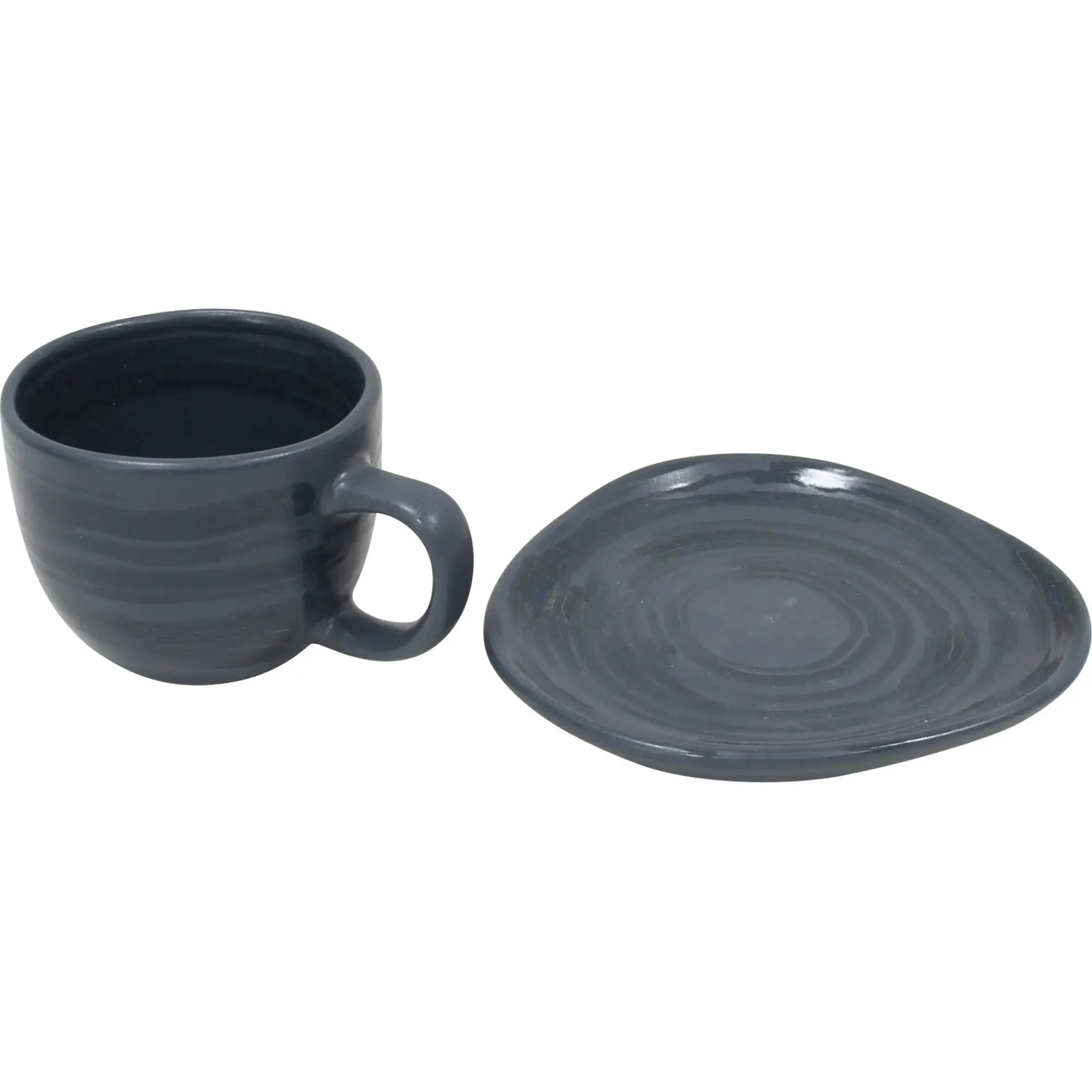 Geschirr|Küche|Frank Handels GmbH & Co. KG Espressotasse mit Unterteller "Circle", 2tlg.