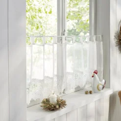 Fenstervorhänge|Frank Handels GmbH & Co. KG Fenstervorhang "Romantik"